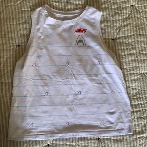 Jaws women’s/juniors cropped tee size m